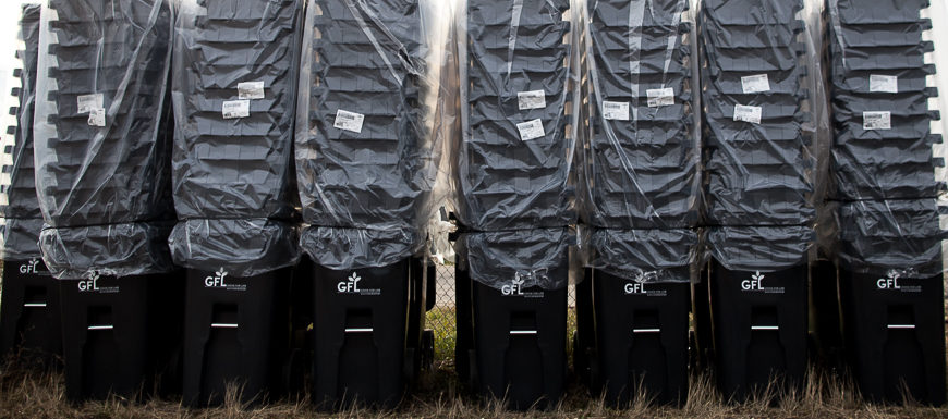 Garbage, new garbage carts